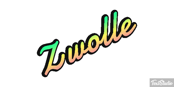 Zwolle Efecto de texto