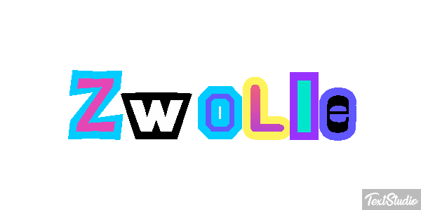 Zwolle Efecto de texto