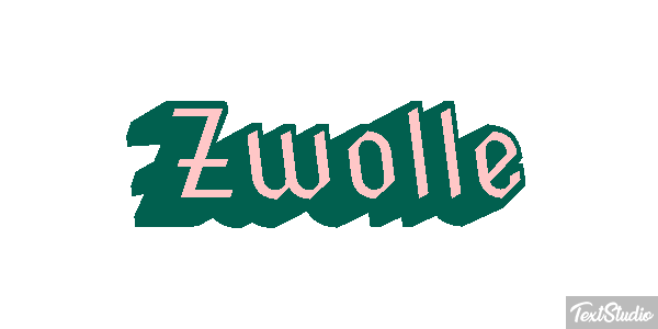Zwolle Efecto de texto