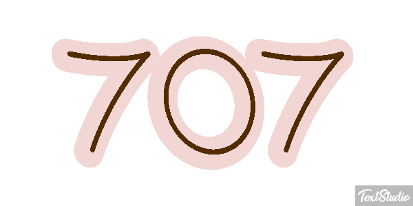 707 Efecto de texto