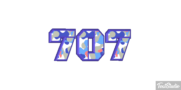 707 Efecto de texto