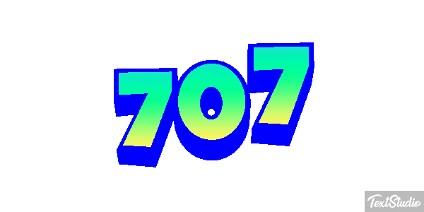 707 Efecto de texto