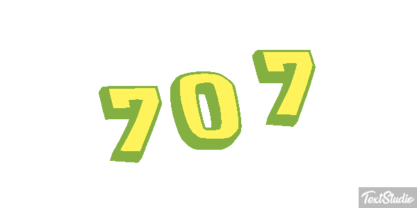 707 Efecto de texto