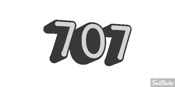 707 Efecto de texto