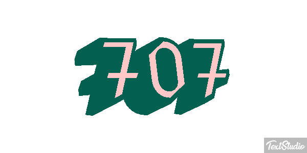 707 Efecto de texto