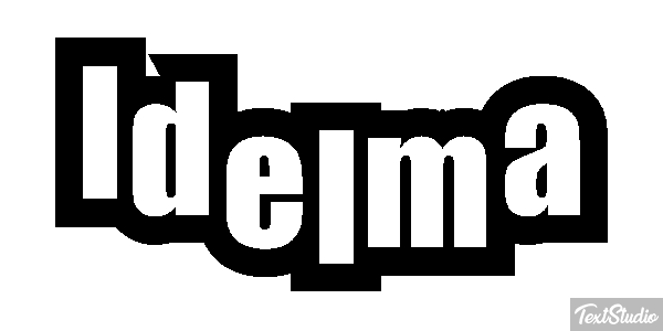 Idelma Text effect