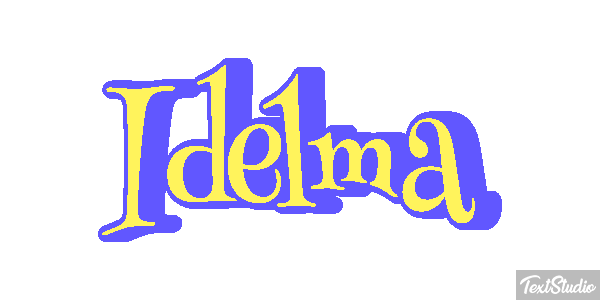 Idelma Text effect