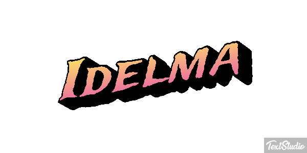 Idelma Text effect