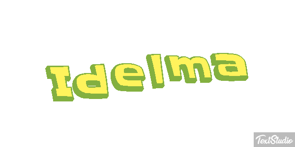 Idelma Text effect
