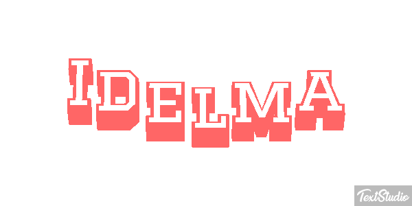 Idelma Text effect