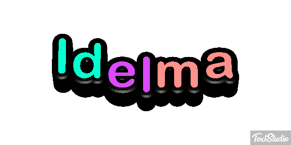 Idelma Text effect