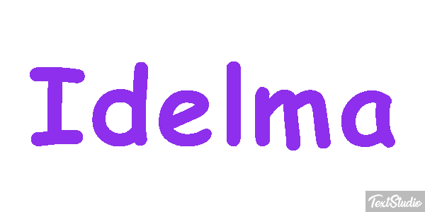 Idelma Text effect