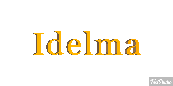 Idelma Text effect
