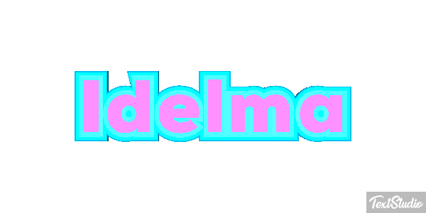 Idelma Text effect