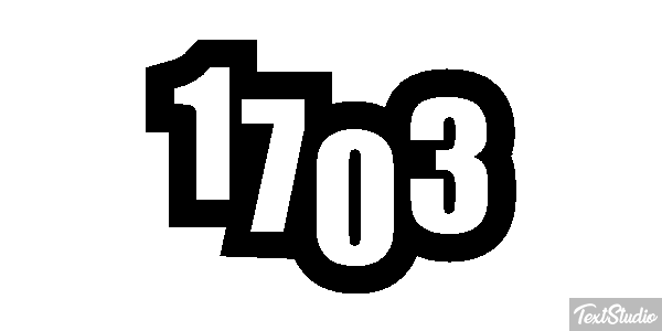 1703 Texteffekt