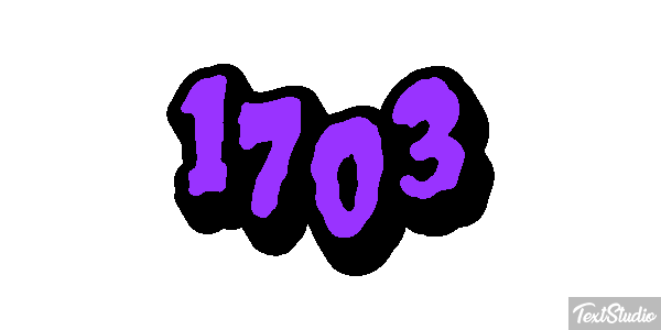 1703 Texteffekt