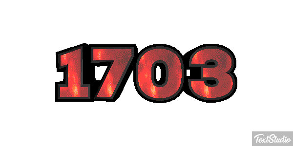 1703 Texteffekt
