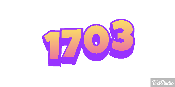 1703 Texteffekt