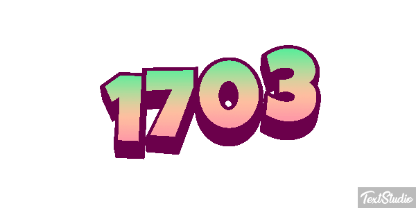 1703 Texteffekt