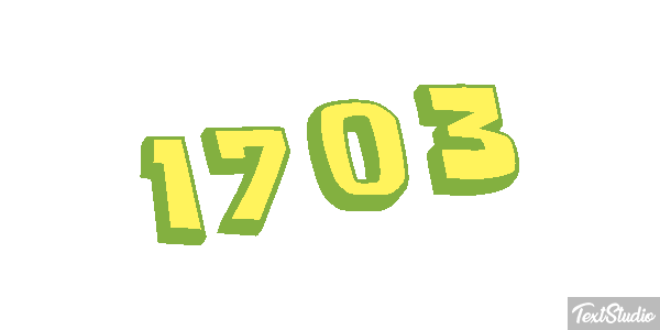 1703 Texteffekt