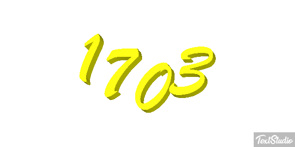 1703 Texteffekt