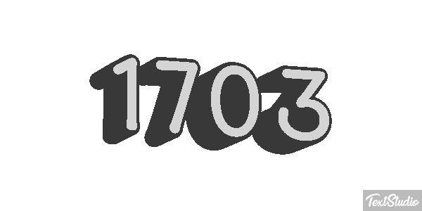 1703 Texteffekt