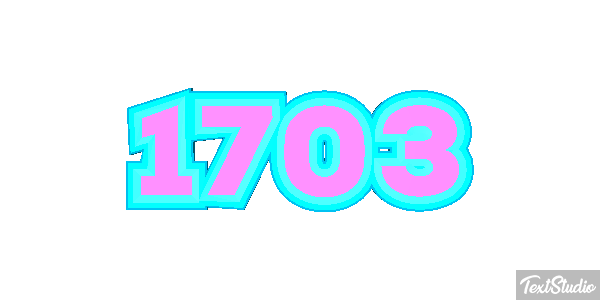 1703 Texteffekt