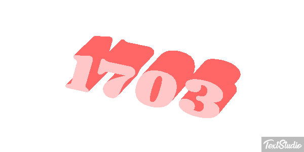1703 Texteffekt