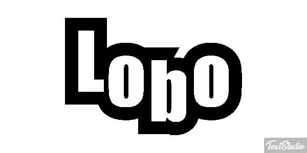 Lobo Efecto de texto