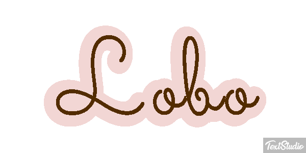 Lobo Efecto de texto