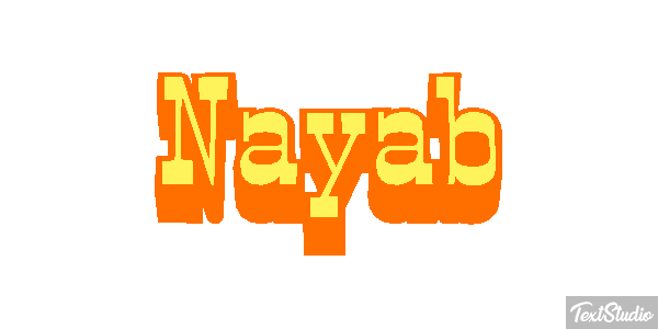 Nayab Text effect