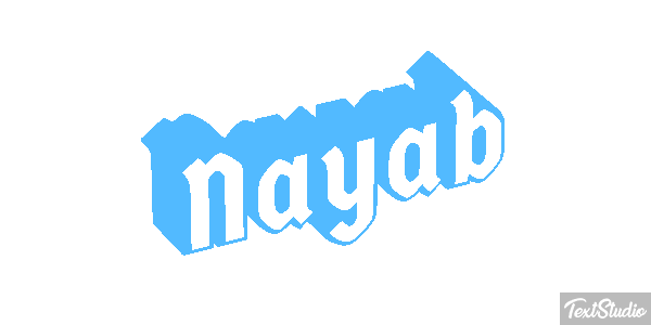 Nayab Text effect