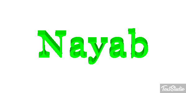 Nayab Text effect