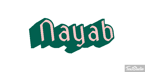Nayab Text effect