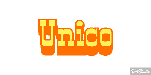 Único Efeito do texto