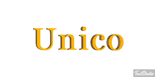 Único Efeito do texto