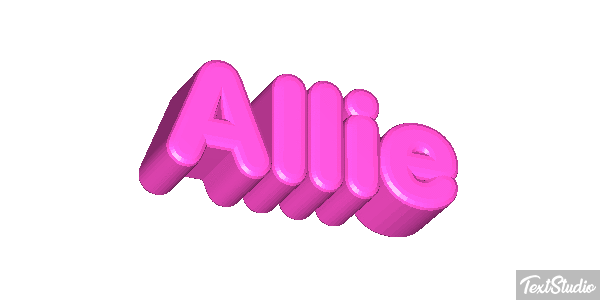 Allie Text effect
