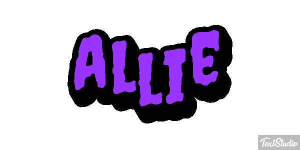 Allie Text effect