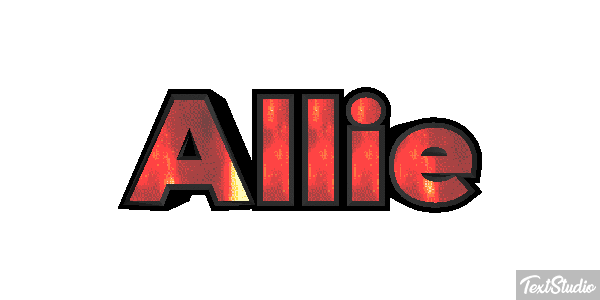 Allie Text effect