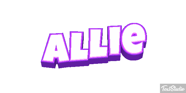 Allie Text effect