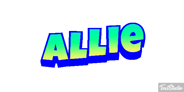 Allie Text effect