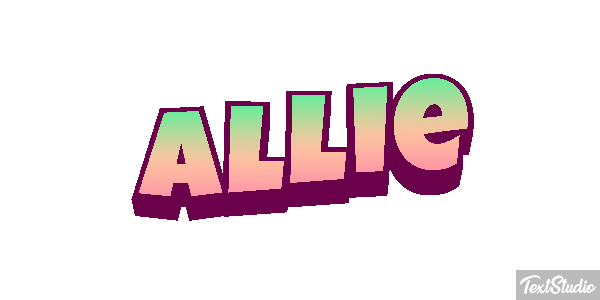 Allie Text effect