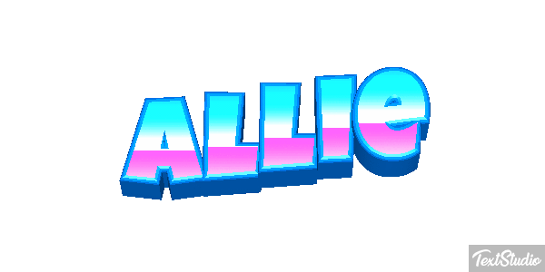 Allie Text effect