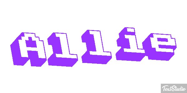 Allie Text effect