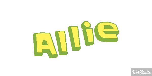 Allie Text effect