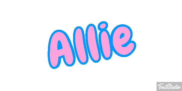 Allie Text effect