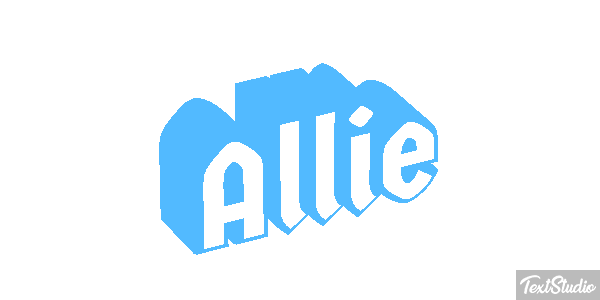 Allie Text effect