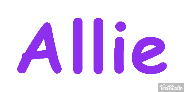 Allie Text effect