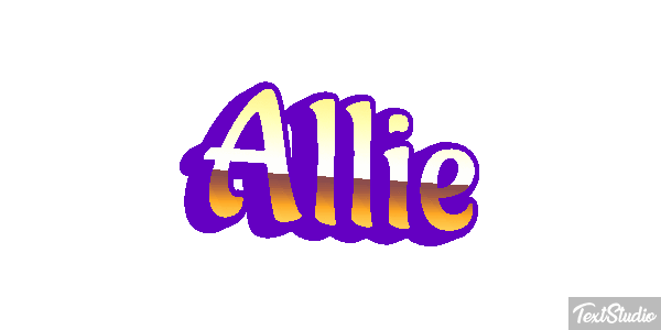 Allie Text effect