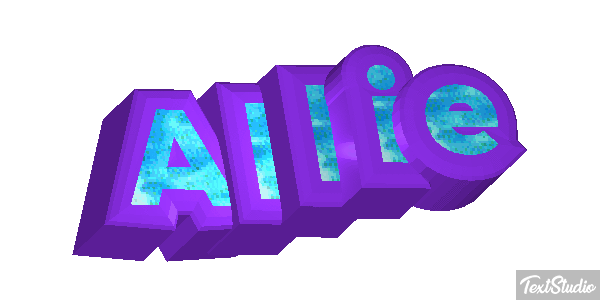 Allie Text effect